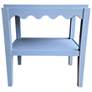 3_Scallop Accent Table, Light Blue more views