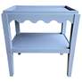 4_Scallop Accent Table, Light Blue more views