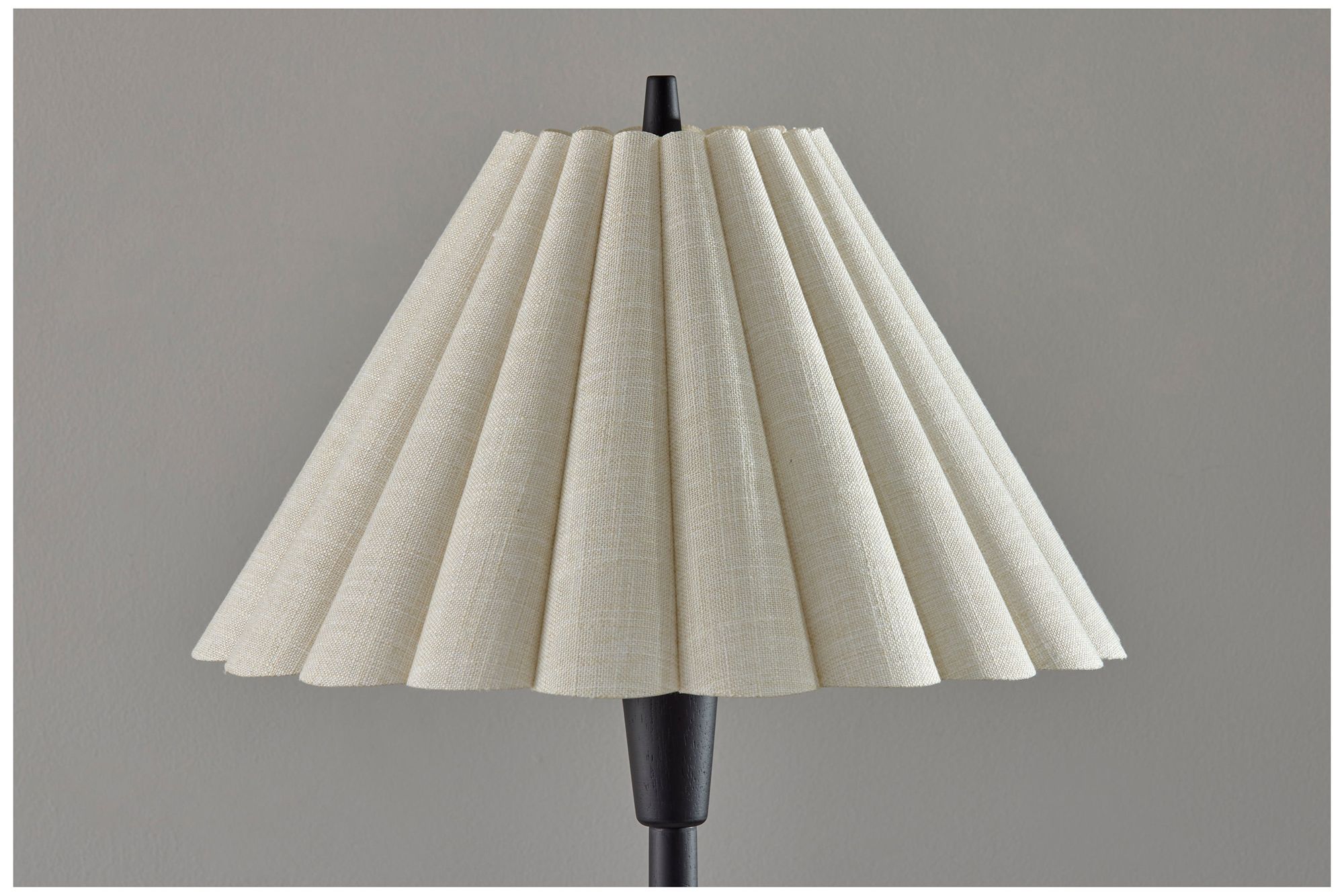 Image 6 Scallop Floor Lamp- Black more views