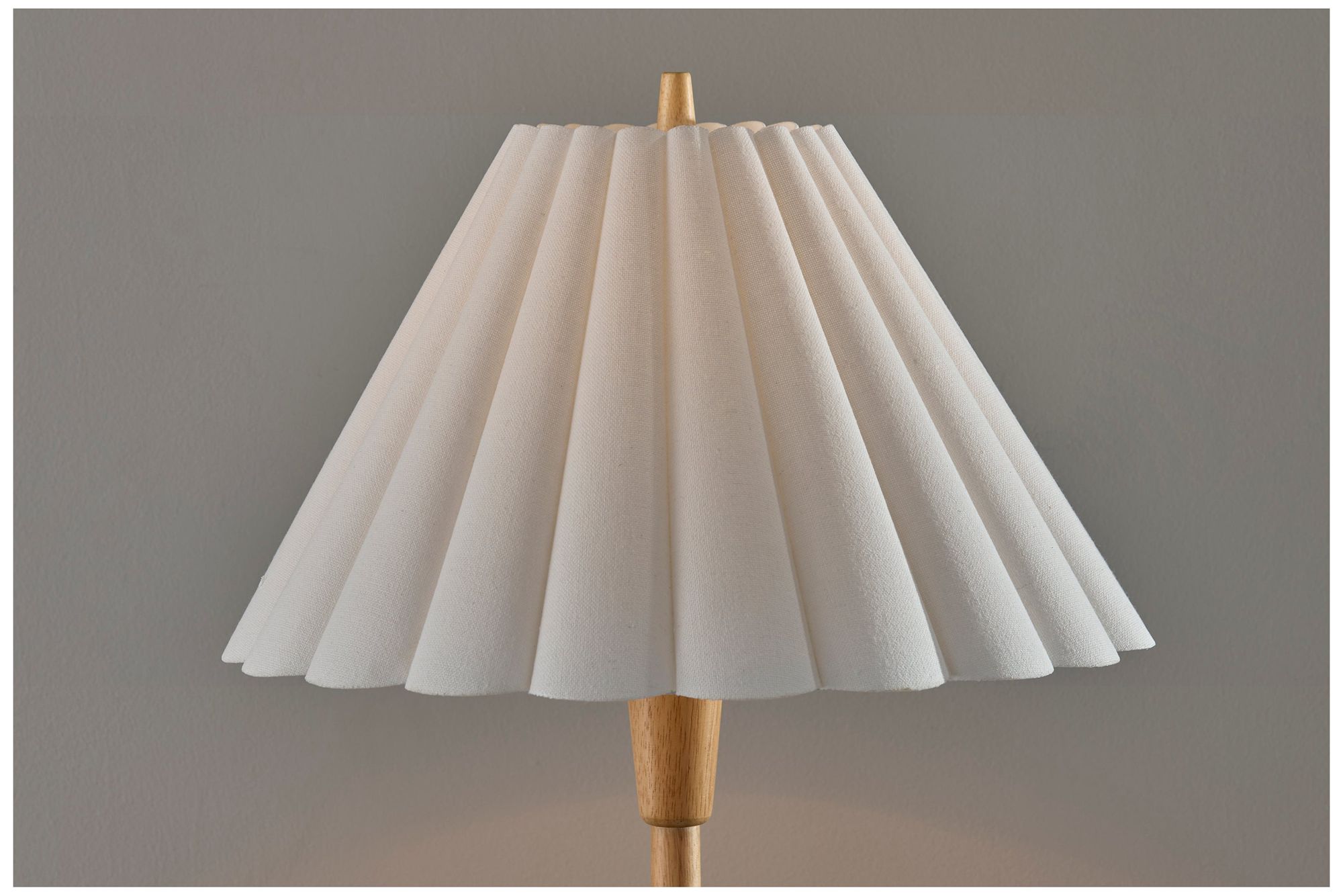 Image 5 Scallop Floor Lamp- Natural more views