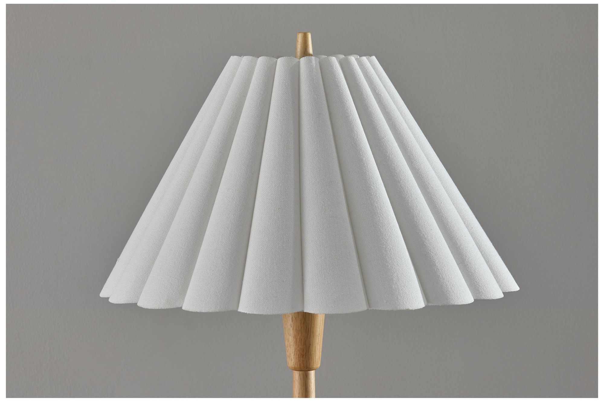 Image 6 Scallop Floor Lamp- Natural more views