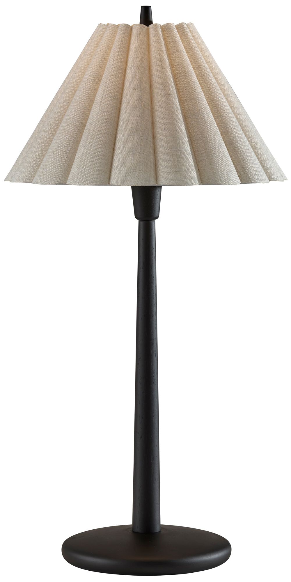 Scallop Table Lamp- Black