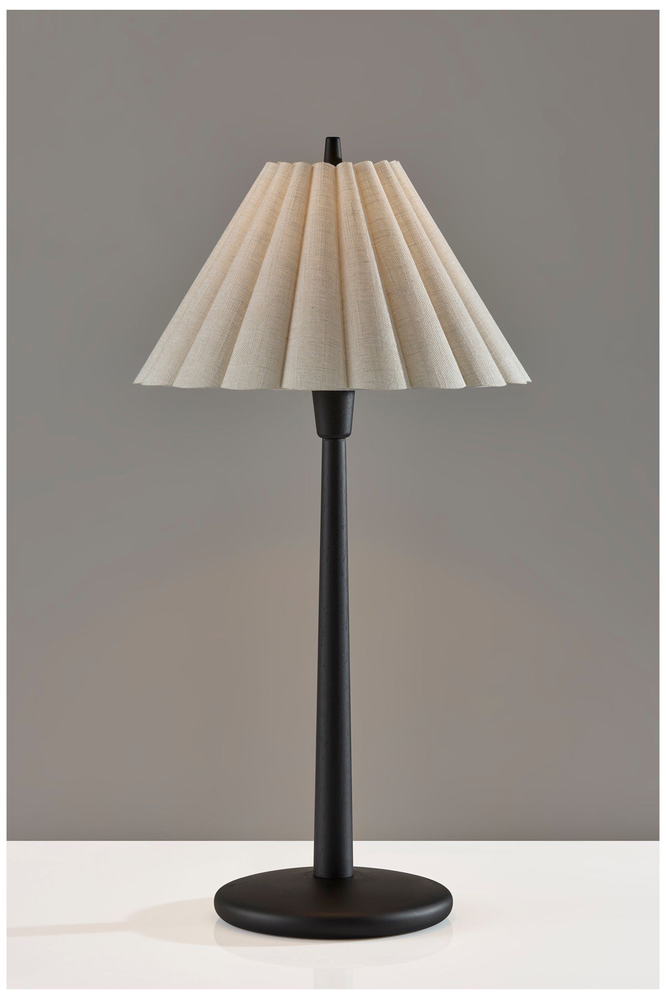 Image 2 Scallop Table Lamp- Black more views