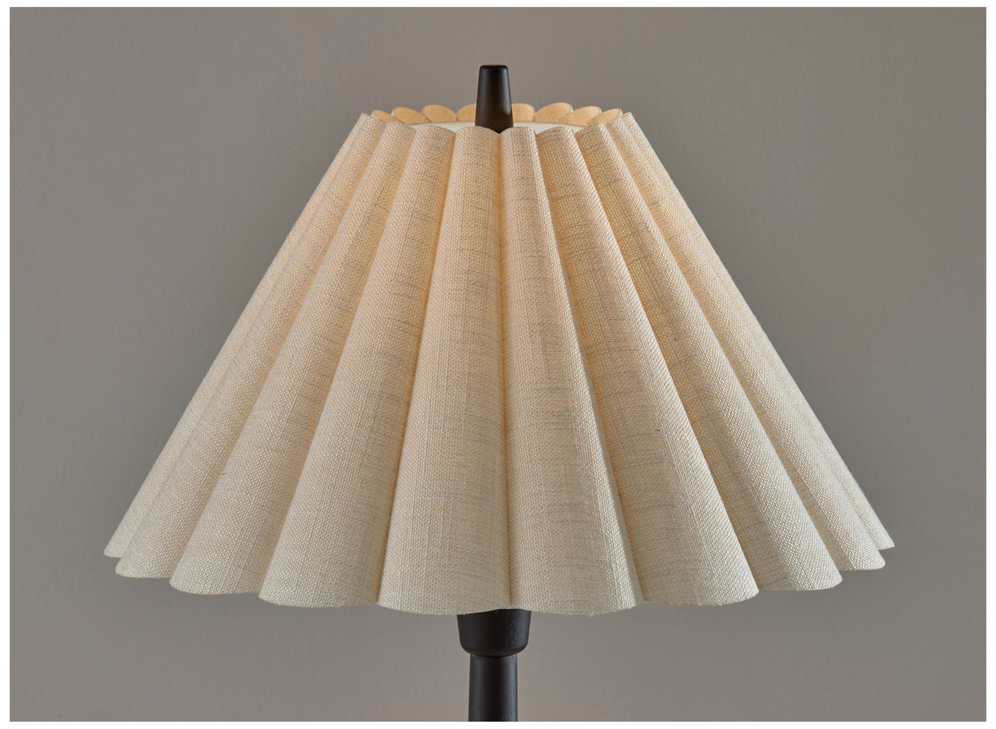 Image 4 Scallop Table Lamp- Black more views