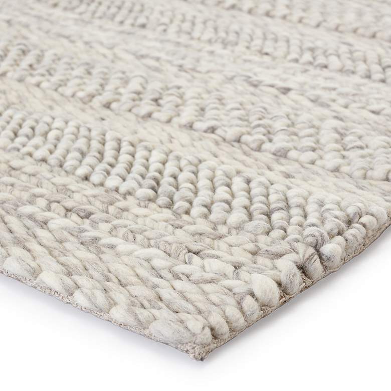Image 3 Scandinavian Dula Lagom SCD27 5'x8' Ivory Gray Wool Area Rug more views