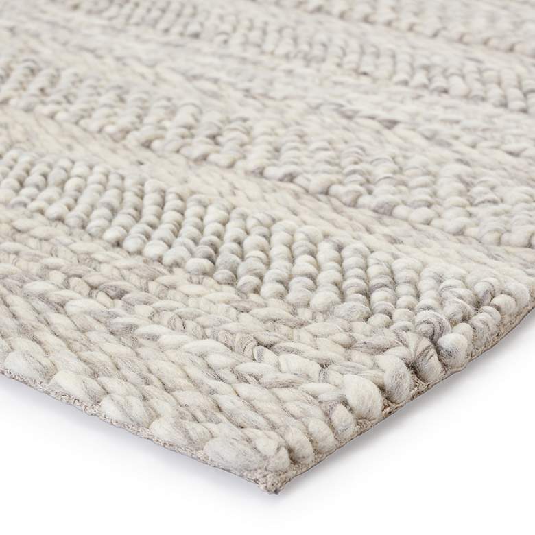 Image 3 Scandinavian Dula Lagom SCD27 5&#39;x8&#39; Ivory Gray Wool Area Rug more views