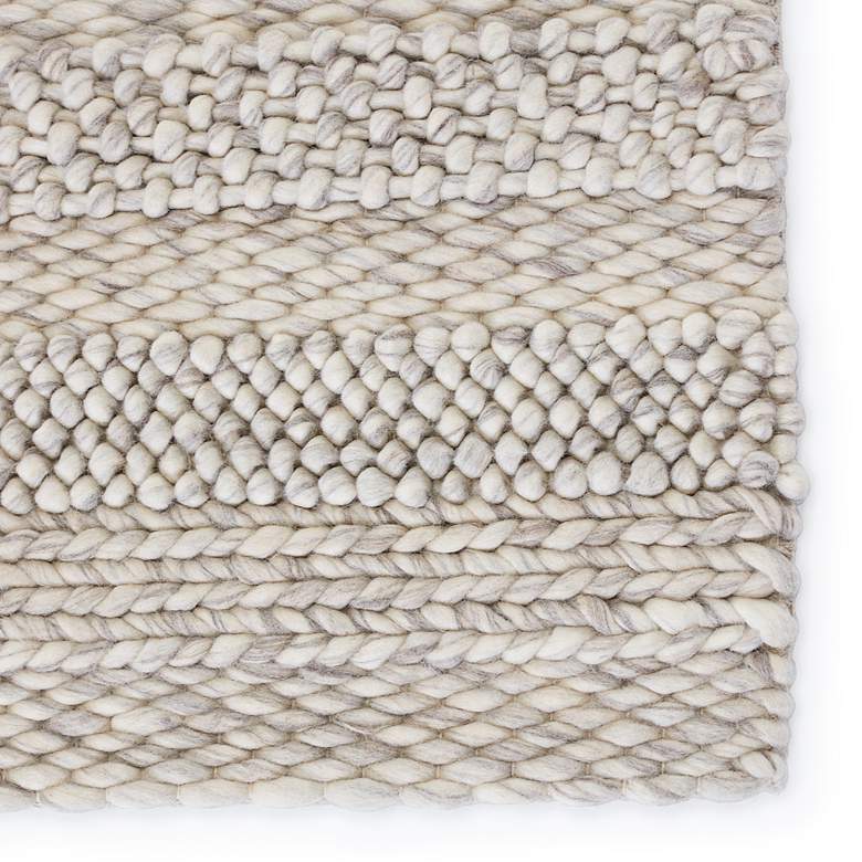 Image 5 Scandinavian Dula Lagom SCD27 5'x8' Ivory Gray Wool Area Rug more views