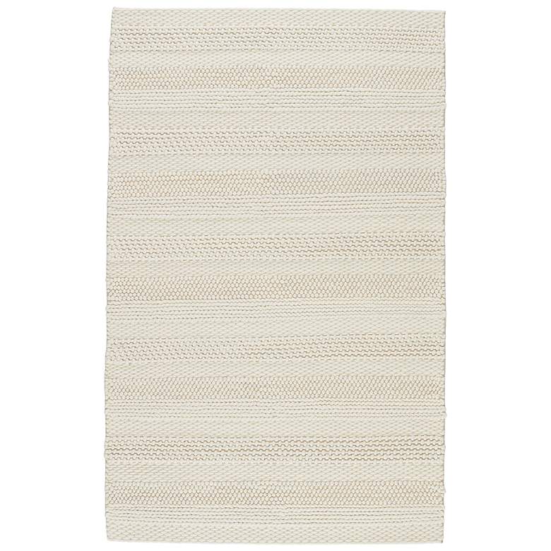 Image 2 Scandinavian Dula Lagom SCD28 5'x8' Ivory Wool Area Rug