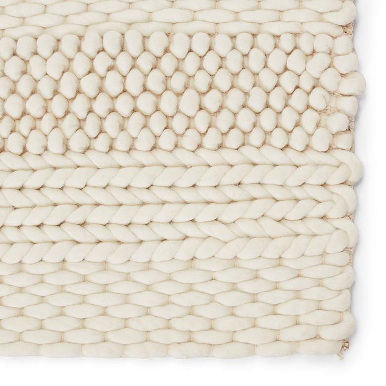 Image 5 Scandinavian Dula Lagom SCD28 5'x8' Ivory Wool Area Rug more views