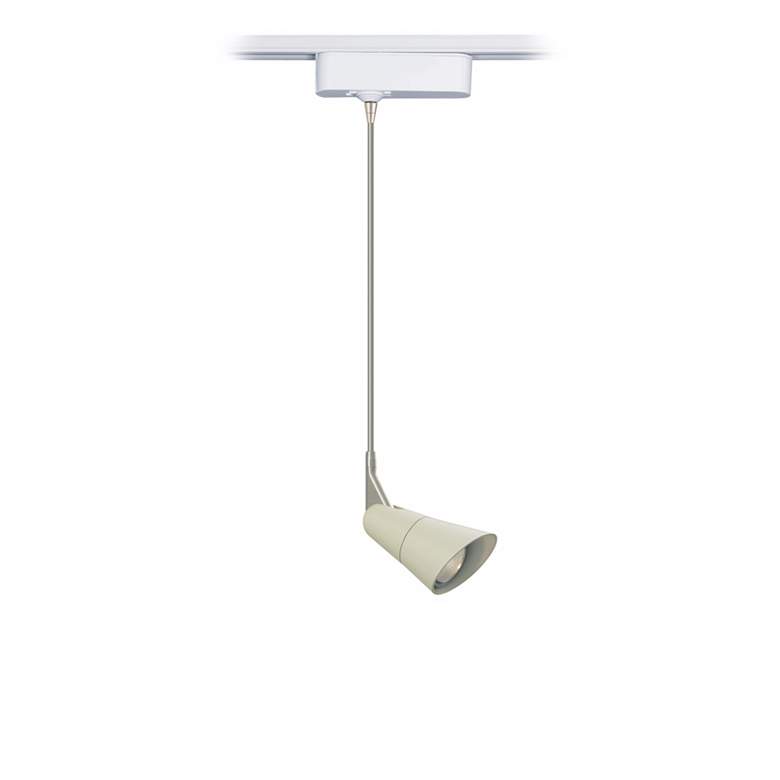 Image 1 Scania White 12 inch Tech Track Pendant for Juno Track Systems
