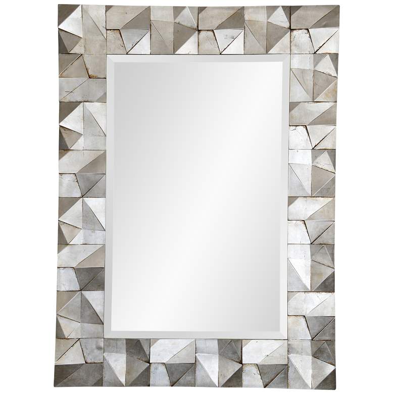 Image 1 Scape Silver Leaf 36 inch x 49 inch Wall Mirror
