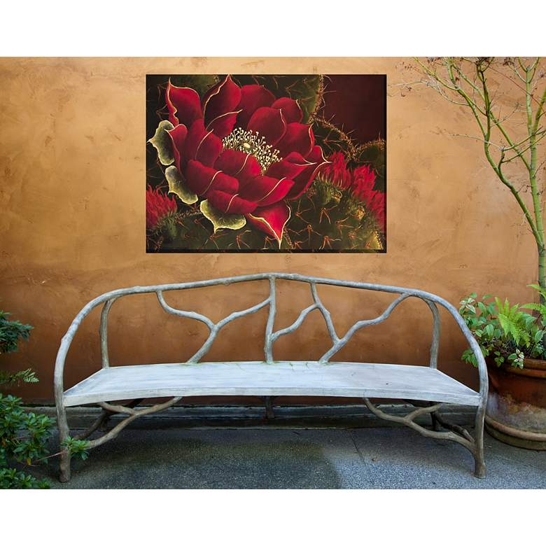 Image 3 Scarlet Lady 40" Wide All-Weather Outdoor Canvas Wall Art more views