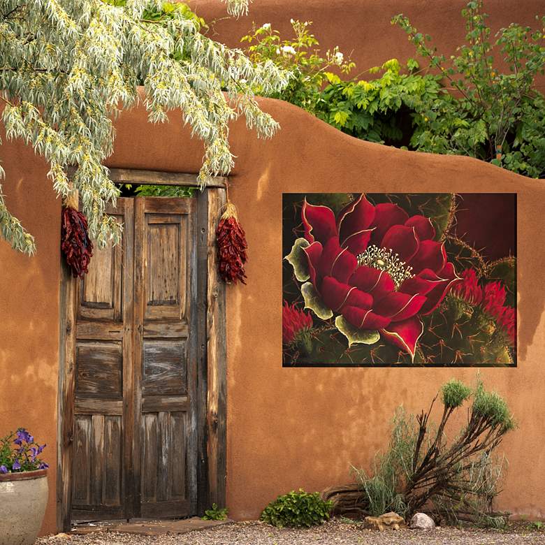 Image 4 Scarlet Lady 40" Wide All-Weather Outdoor Canvas Wall Art more views