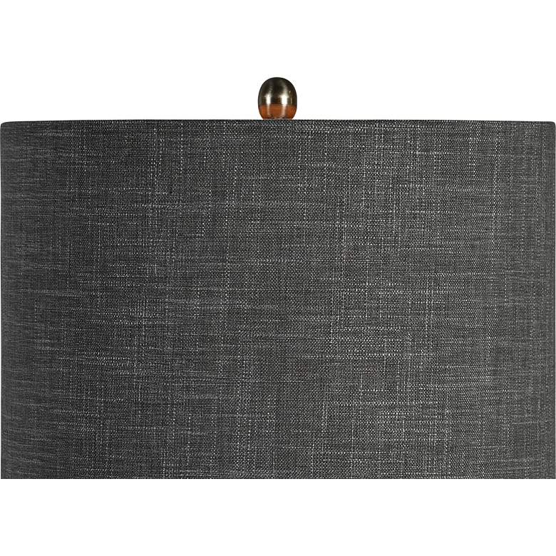 Image 2 Scarlett Modern Concrete Table Lamp with Black Shade more views