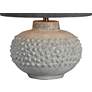 Scarlett Modern Concrete Table Lamp with Black Shade