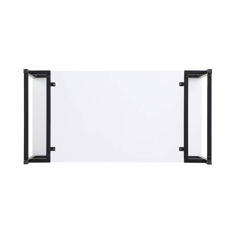 Image 3 Scarsdale 36" Wide Melamine White Bathroom Vanity Sink more views