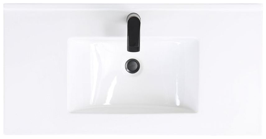 Scarsdale 36" Wide Melamine White Bathroom Vanity Sink