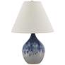 Scatchard Stoneware 19" High Decorative Gray Table Lamp