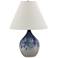 Scatchard Stoneware 19" High Decorative Gray Table Lamp