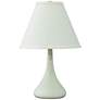 Scatchard Stoneware 19" High Slim Matte White Modern Accent Table Lamp