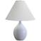 Scatchard Stoneware 22 1/2" High Matte White Table Lamp