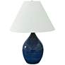 Scatchard Stoneware 28" High Midnight Blue Table Lamp