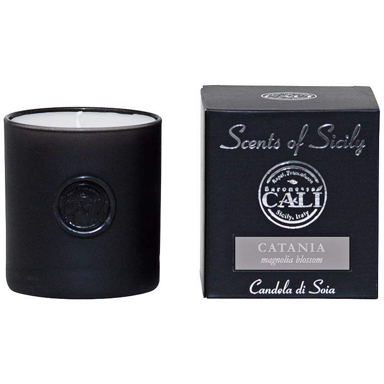 Image 1 Scents of Sicily Catania Magnolia Black Soy Candle