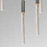 3_Scepter 13" Wide Black Chrome 5-Light LED Pendant more views