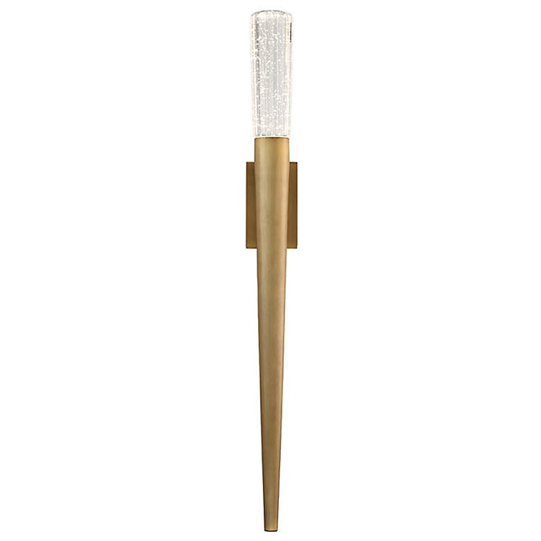 Image 2 Scepter 30"H x 3"W 2-Light Wall Sconce in Aged Brass more views