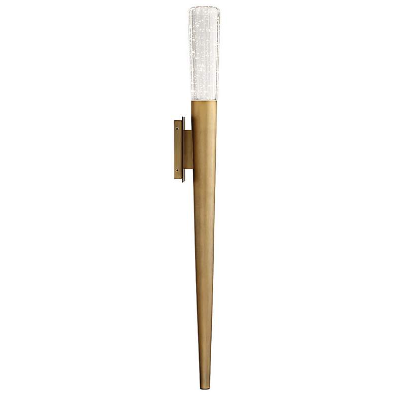 Image 3 Scepter 30"H x 3"W 2-Light Wall Sconce in Aged Brass more views