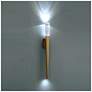 4_Scepter 30"H x 3"W 2-Light Wall Sconce in Aged Brass more views