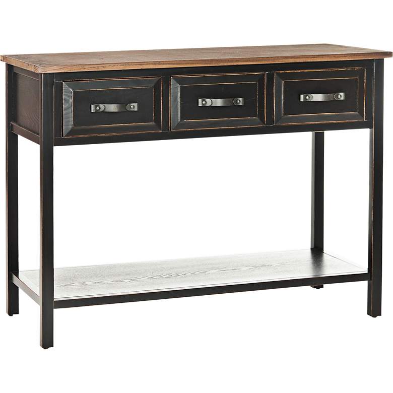 Image 1 Schaller 3-Drawer Wood Console Table