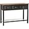 Schaller 3-Drawer Wood Console Table