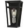 Schofield 1 Light Black ADA Sconce with Brushed Nickel Accents