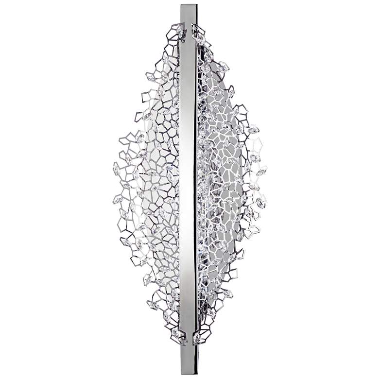 Image 1 Schonbek Amaca 20 inch High Stainless Steel LED Wall Sconce
