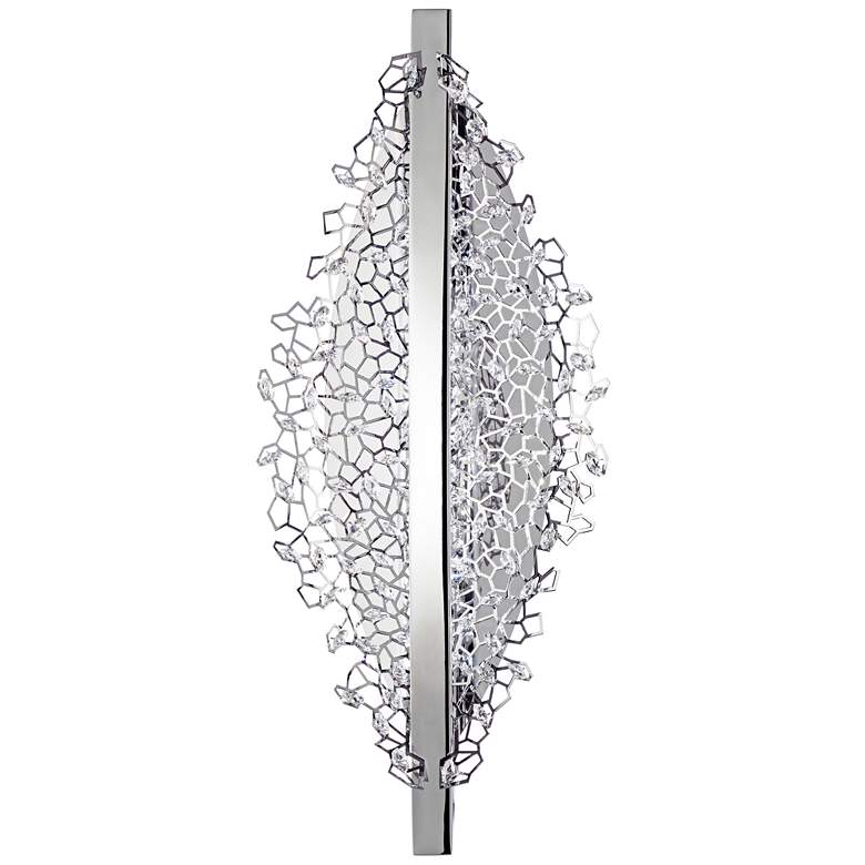 Image 1 Schonbek Amaca 20" High Stainless Steel LED Wall Sconce