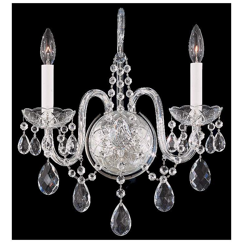 Image 1 Schonbek Arlington Collection 16 inch High Crystal Wall Sconce