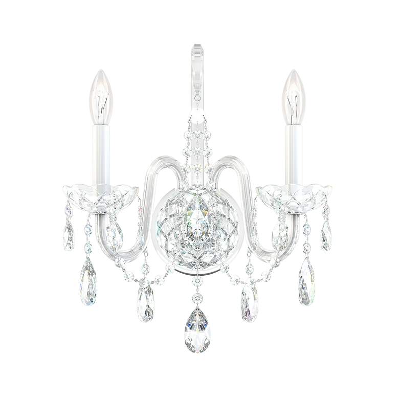 Image 1 Schonbek Arlington Collection 16 inch High Crystal Wall Sconce