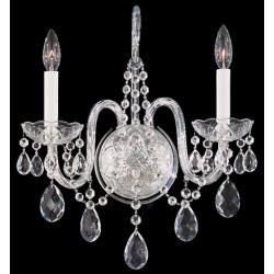 Schonbek Arlington Collection 16&quot; High Crystal Wall Sconce