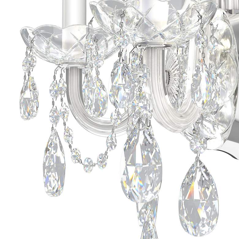 Image 6 Schonbek Arlington Collection 16" High Crystal Wall Sconce more views