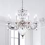 1_Schonbek Bagatelle 26 1/2"W Antique Silver Chandelier
