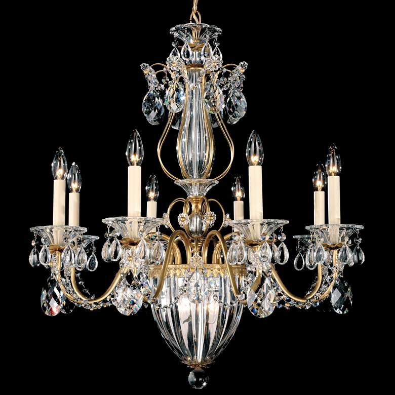 Image 2 Schonbek Bagatelle 26" Traditional Heirloom Gold Crystal Chandelier