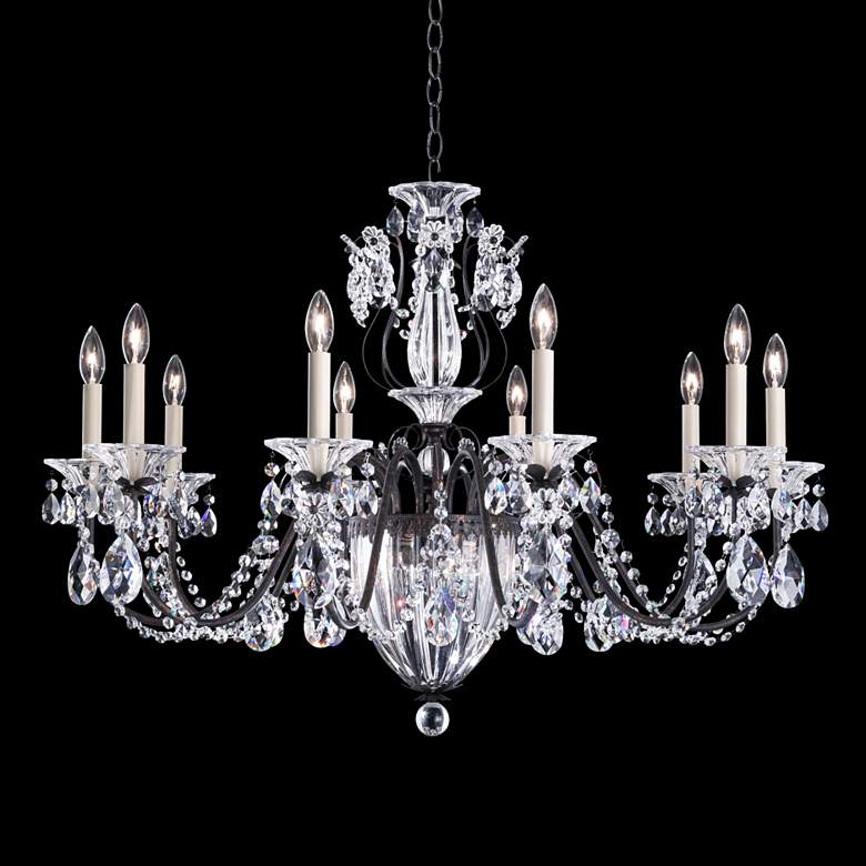 Image 1 Schonbek Bagatelle 35"W Heirloom Bronze 13-Light Chandelier