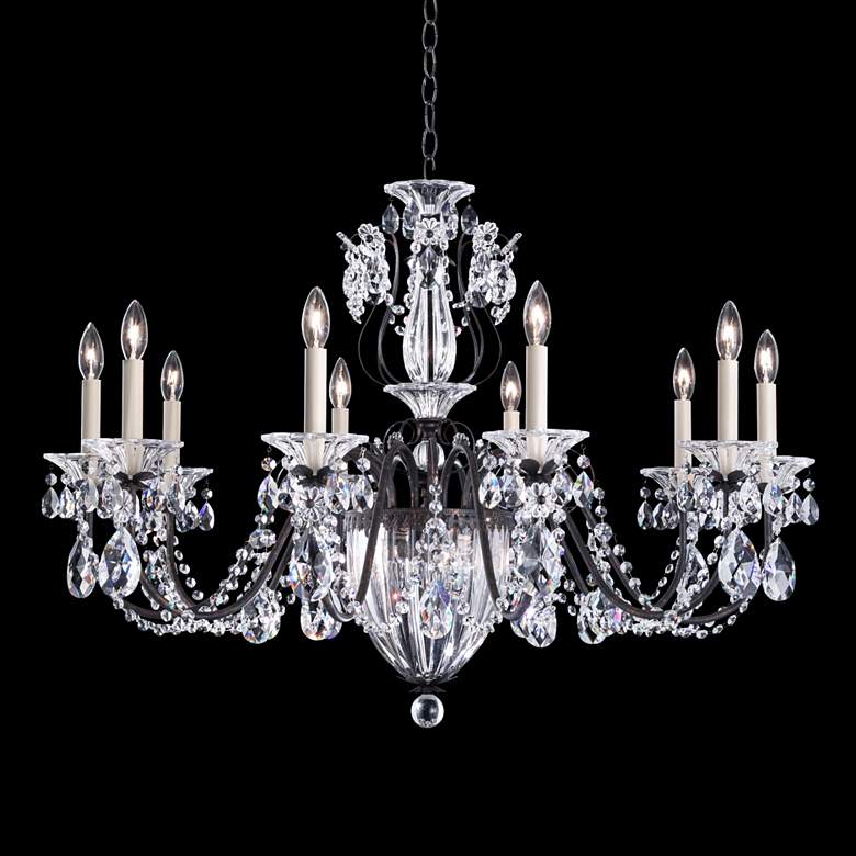 Image 1 Schonbek Bagatelle 35 inchW Heirloom Bronze 13-Light Chandelier