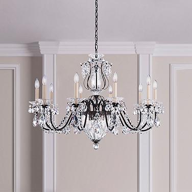 Schonbek Bagatelle 35"W Heirloom Bronze 13-Light Chandelier