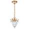Schonbek Bagatelle 8" Wide French Gold Crystal Mini Pendant