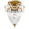 Schonbek Bagatelle 8" Wide Heirloom Gold Ceiling Light