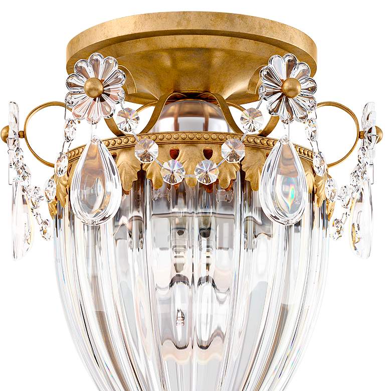 Image 3 Schonbek Bagatelle 8" Wide Heirloom Gold Ceiling Light more views