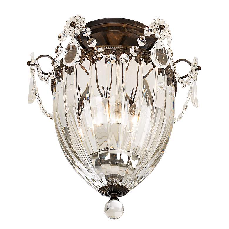 Image 4 Schonbek Bagatelle Collection 10 1/2 inch Crystal Ceiling Light more views