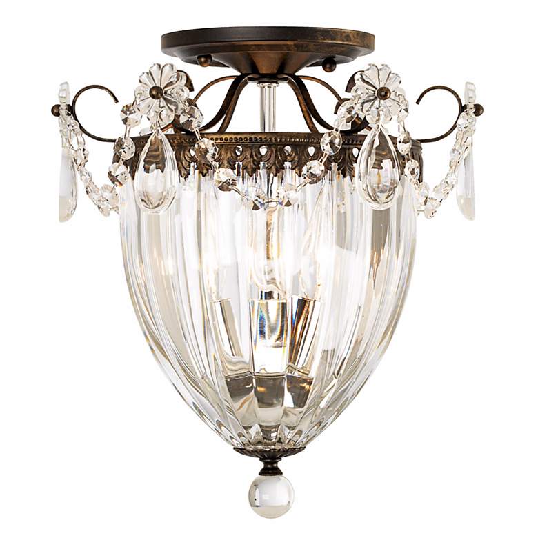 Image 5 Schonbek Bagatelle Collection 10 1/2 inch Crystal Ceiling Light more views